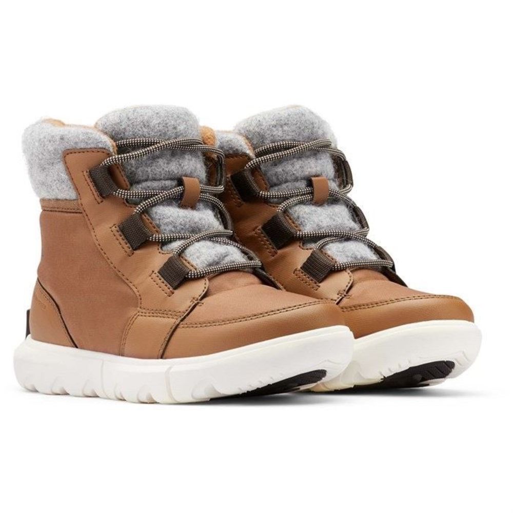 New!Sorel Explorer II Carnival Felt Boot Tan Brown Waterproof Insulated Sz 5 NWT